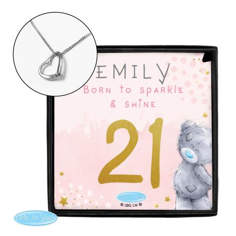 Personalised Me to You Birthday Sentiment Silver Tone Necklace £14.99